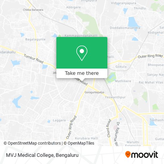 MVJ Medical College map
