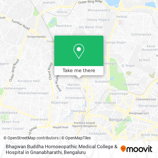 Bhagwan Buddha Homoeopathic Medical College & Hospital in Gnanabharathi map