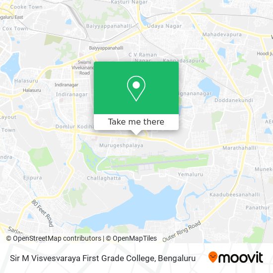 Sir M Visvesvaraya First Grade College map