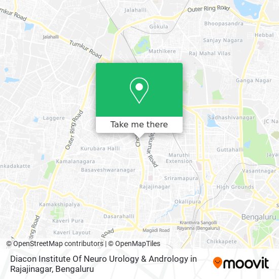 Diacon Institute Of Neuro Urology & Andrology in Rajajinagar map