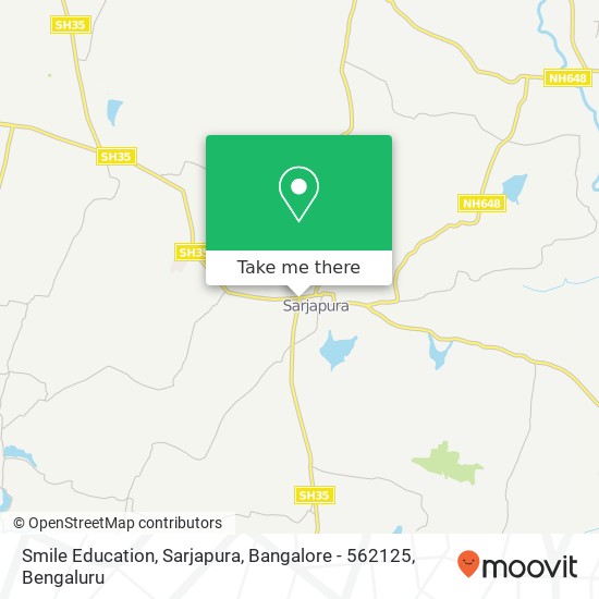 Smile Education, Sarjapura, Bangalore - 562125 map