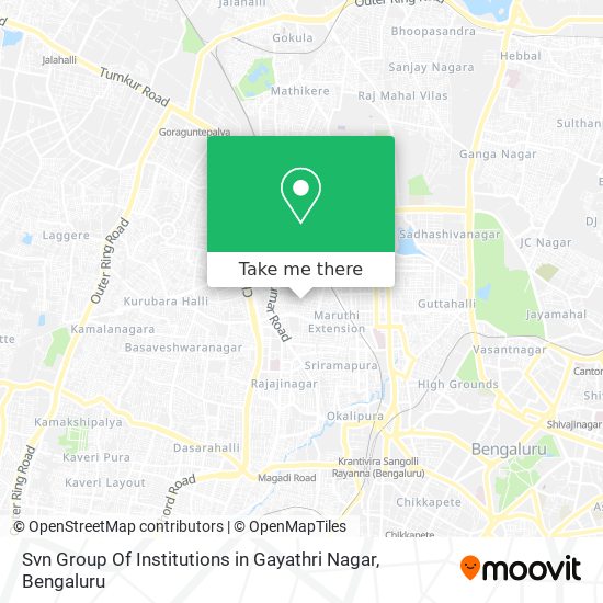 Svn Group Of Institutions in Gayathri Nagar map