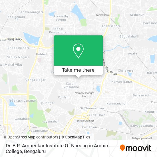 Dr. B.R. Ambedkar Institute Of Nursing in Arabic College map