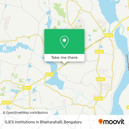 SJES Institutions in Bhattarahalli map