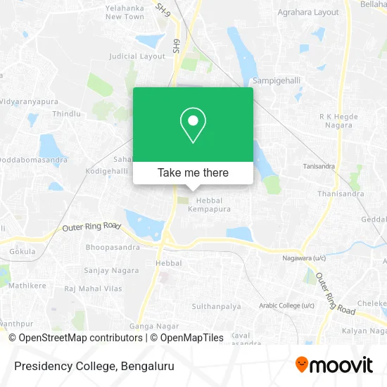 Presidency College map