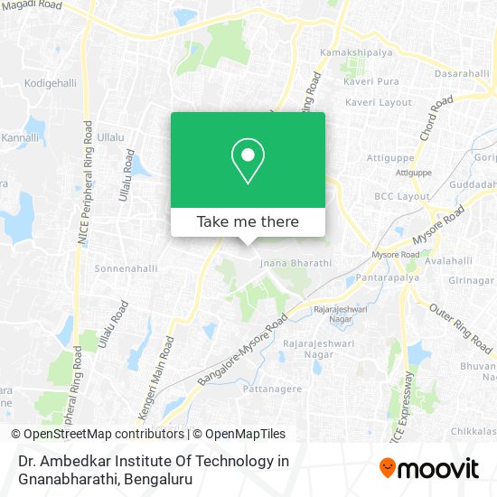 Dr. Ambedkar Institute Of Technology in Gnanabharathi map