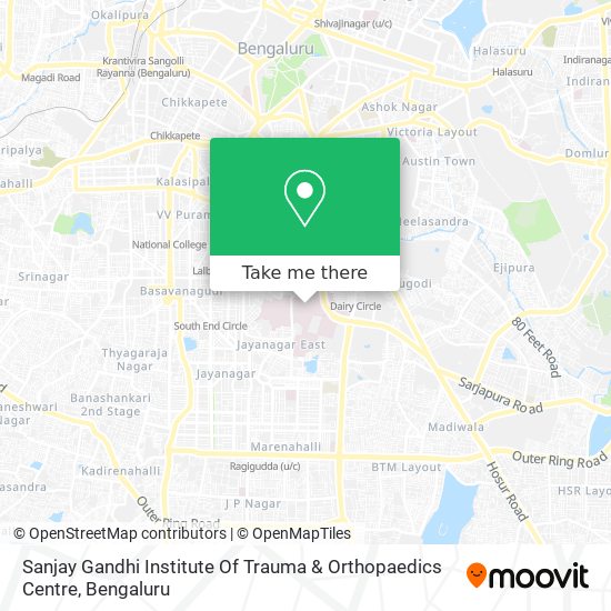 Sanjay Gandhi Institute Of Trauma & Orthopaedics Centre map