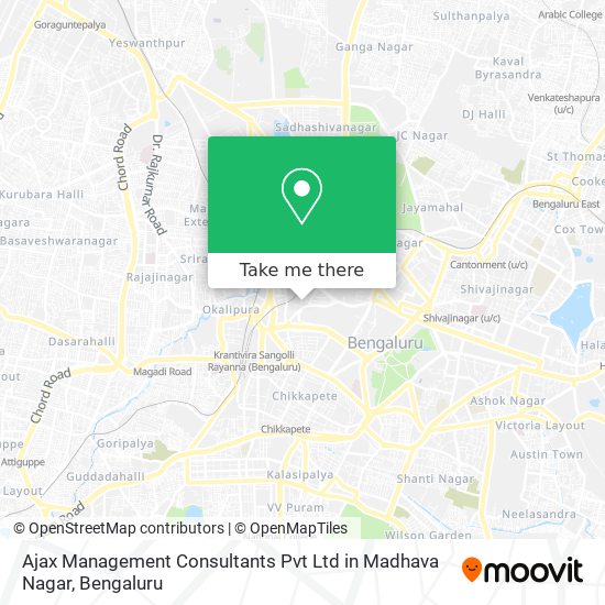 Ajax Management Consultants Pvt Ltd in Madhava Nagar map