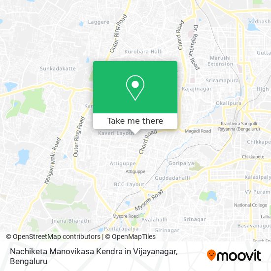 Nachiketa Manovikasa Kendra in Vijayanagar map