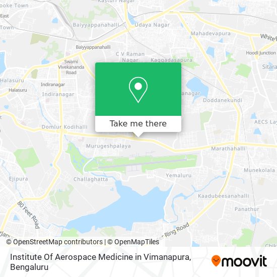 Institute Of Aerospace Medicine in Vimanapura map