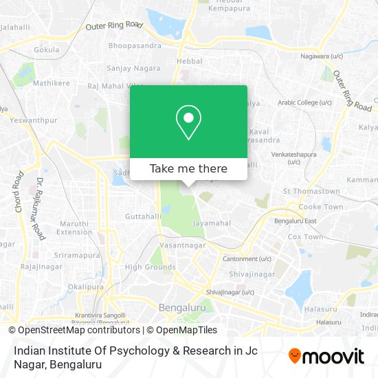 Indian Institute Of Psychology & Research in Jc Nagar map
