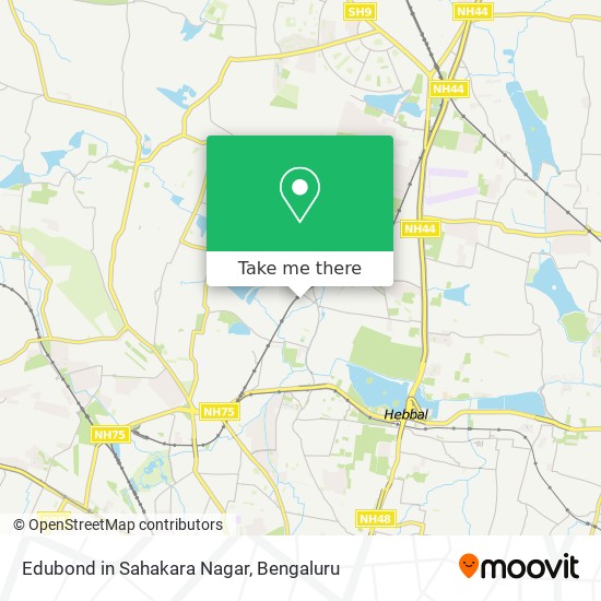 Edubond in Sahakara Nagar map