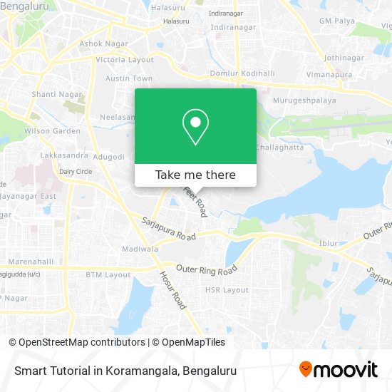 Smart Tutorial in Koramangala map