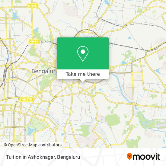 Tuition in Ashoknagar map