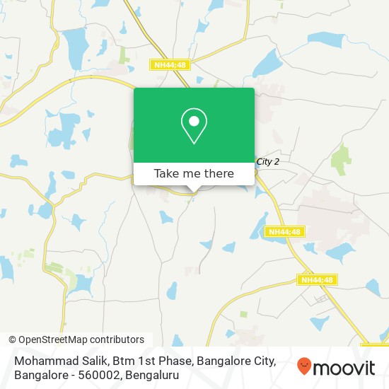 Mohammad Salik, Btm 1st Phase, Bangalore City, Bangalore - 560002 map