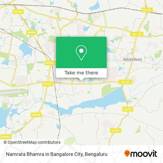 Namrata Bhamra in Bangalore City map