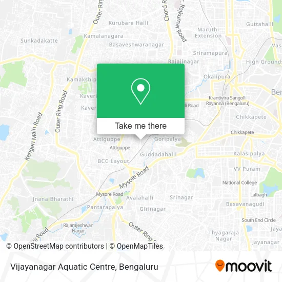 Vijayanagar Aquatic Centre map