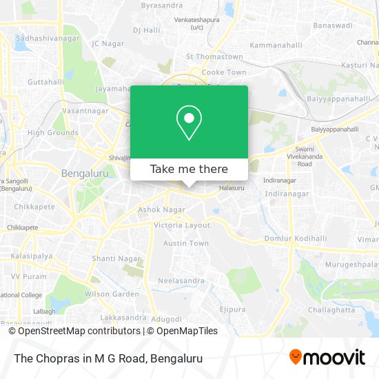 The Chopras in M G Road map