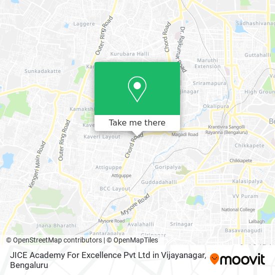 JICE Academy For Excellence Pvt Ltd in Vijayanagar map