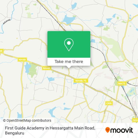 First Guide Academy in Hessargatta Main Road map