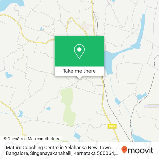 Mathru Coaching Centre in Yelahanka New Town, Bangalore, Singanayakanahalli, Karnataka 560064, Indi map