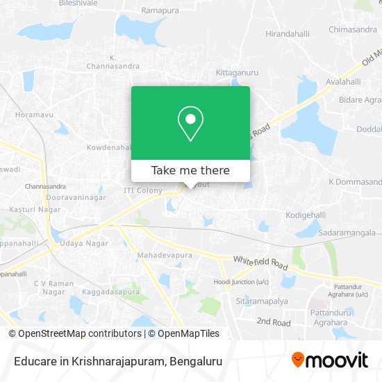 Educare in Krishnarajapuram map