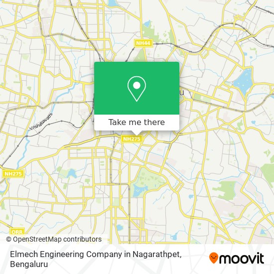 Elmech Engineering Company in Nagarathpet map