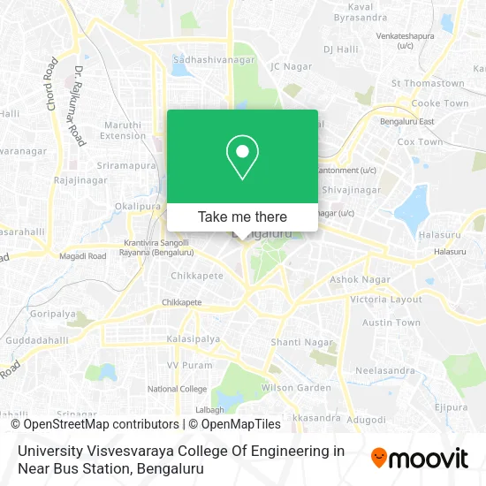 University Visvesvaraya College Of Engineering in Near Bus Station map