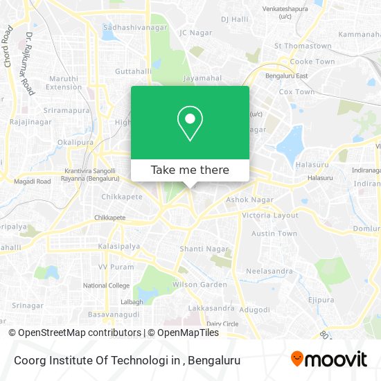 Coorg Institute Of Technologi in map