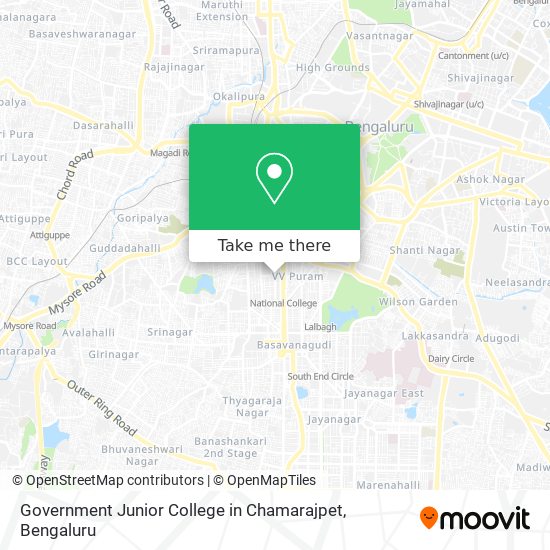 Government Junior College in Chamarajpet map