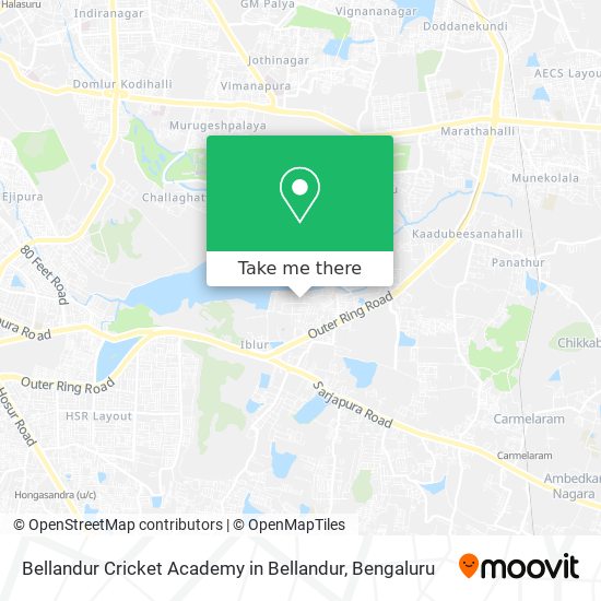 Bellandur Cricket Academy in Bellandur map