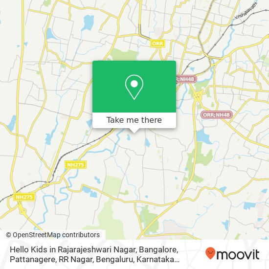 Hello Kids in Rajarajeshwari Nagar, Bangalore, Pattanagere, RR Nagar, Bengaluru, Karnataka 560098, map