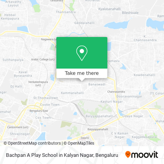 Bachpan A Play School in Kalyan Nagar map