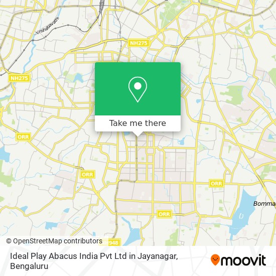 Ideal Play Abacus India Pvt Ltd in Jayanagar map