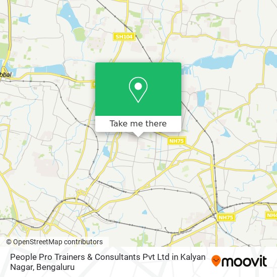 People Pro Trainers & Consultants Pvt Ltd in Kalyan Nagar map