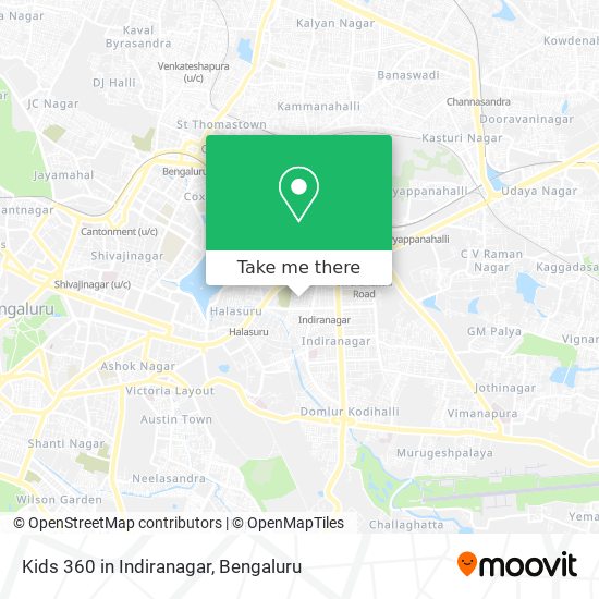 Kids 360 in Indiranagar map