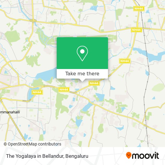 The Yogalaya in Bellandur map