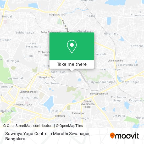 Sowmya Yoga Centre in Maruthi Sevanagar map