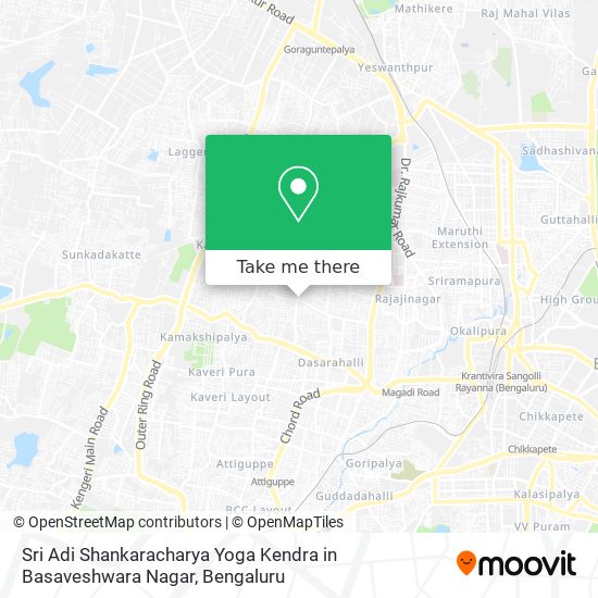 Sri Adi Shankaracharya Yoga Kendra in Basaveshwara Nagar map