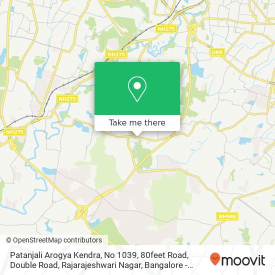 Patanjali Arogya Kendra, No 1039, 80feet Road, Double Road, Rajarajeshwari Nagar, Bangalore - 56009 map
