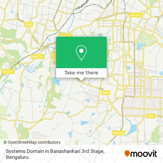 Systems Domain in Banashankari 3rd Stage map