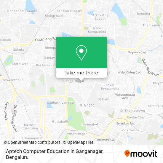 Aptech Computer Education in Ganganagar map