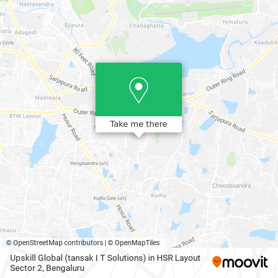 Upskill Global (tansak I T Solutions) in HSR Layout Sector 2 map