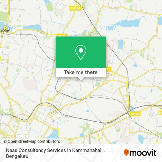 Naas Consultancy Services in Kammanahalli map