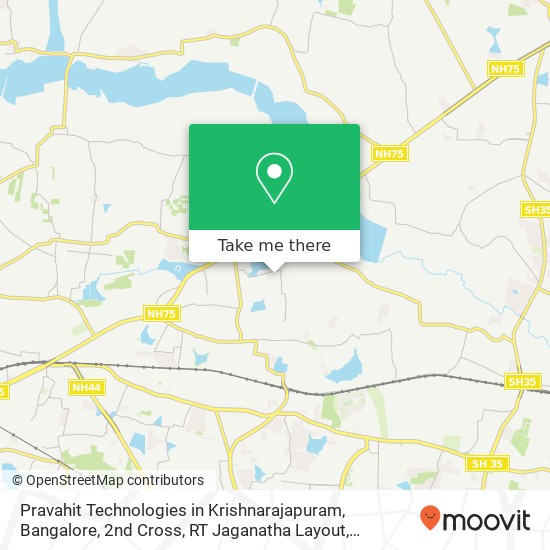 Pravahit Technologies in Krishnarajapuram, Bangalore, 2nd Cross, RT Jaganatha Layout, Seegehalli, K map