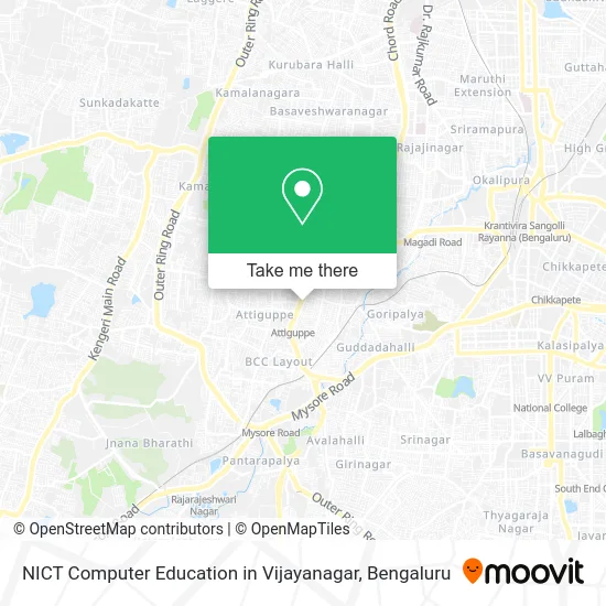 NICT Computer Education in Vijayanagar map