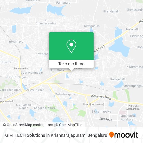 GIRI TECH Solutions in Krishnarajapuram map