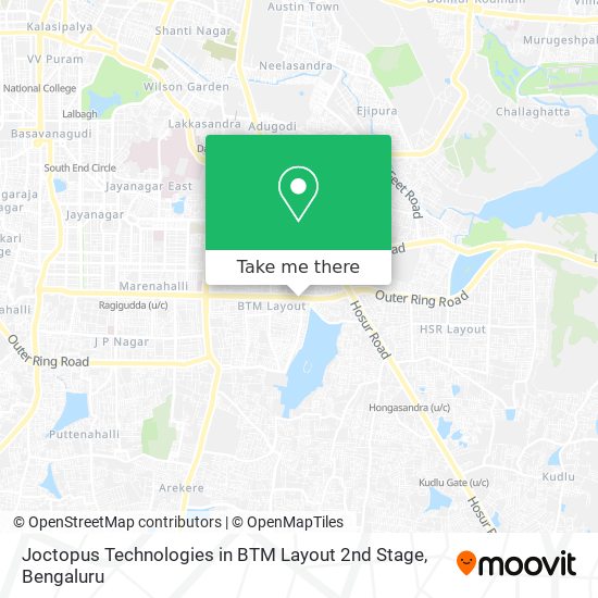 Joctopus Technologies in BTM Layout 2nd Stage map