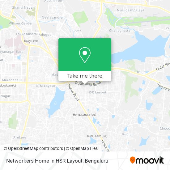 Networkers Home in HSR Layout map
