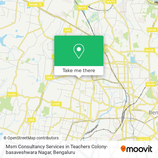 Msm Consultancy Services in Teachers Colony-basaveshwara Nagar map